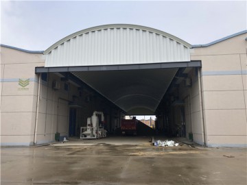 南通糧庫烘干房拱形屋頂工程
