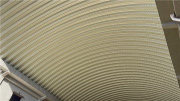 遼寧糧庫(kù)拱形屋面?zhèn)}間罩棚工程